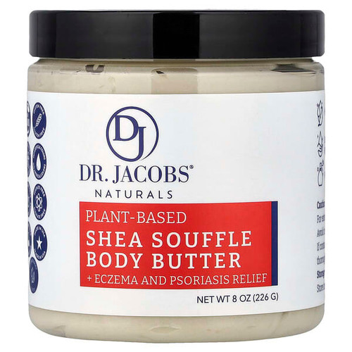 <img alt="Dr. Jacobs Naturals, Plant-Based Shea Souffle Body Butter, Fragrance Free, 8 oz (226 g)" title="Dr. Jacobs Naturals, Plant-Based Shea Souffle Body Butter, Fragrance Free, 8 oz (226 g),854175005922"
