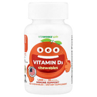 <img alt="VitaWorks, Kids, Vitamin D3 Chewables, Orange, 120 Chewables (12.5 mcg per Chewable)" title="VitaWorks, Kids, Vitamin D3 Chewables, Orange, 120 Chewables (12.5 mcg per Chewable),810102730268"