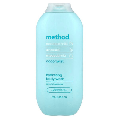 <img alt="Method, Hydrating Body Wash, Coco Twist, 18 fl oz (532 ml)" title="Method, Hydrating Body Wash, Coco Twist, 18 fl oz (532 ml),843536111372"