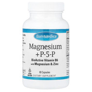 <img alt="EuroMedica, Magnesium + P5P, 60 Capsules" title="EuroMedica, Magnesium + P5P, 60 Capsules,367703761066"