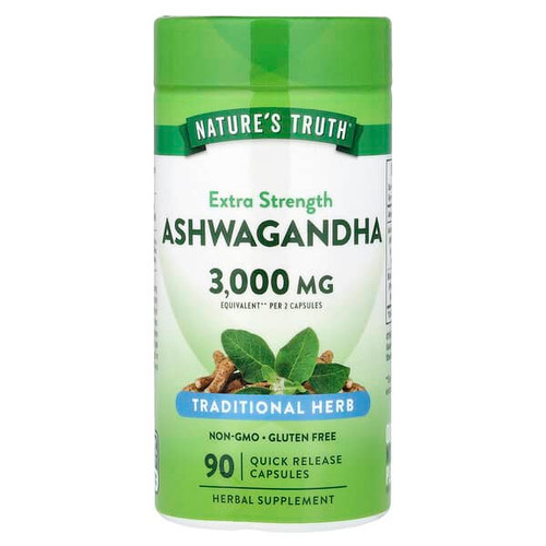 <img alt="Natures Truth, Ashwagandha, 90 Quick Release Capsules" title="Natures Truth, Ashwagandha, 90 Quick Release Capsules,840093116642"