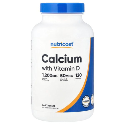 <img alt="Nutricost, Calcium with Vitamin D, 240 Tablets" title="Nutricost, Calcium with Vitamin D, 240 Tablets,810014672816"
