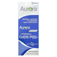 <img alt="Aurora Nutrascience, Liposomal CoQ10-PQQ+, 10 Packets, 0.68 fl oz (20 ml) Each" title="Aurora Nutrascience, Liposomal CoQ10-PQQ+, 10 Packets, 0.68 fl oz (20 ml) Each,990313200283"