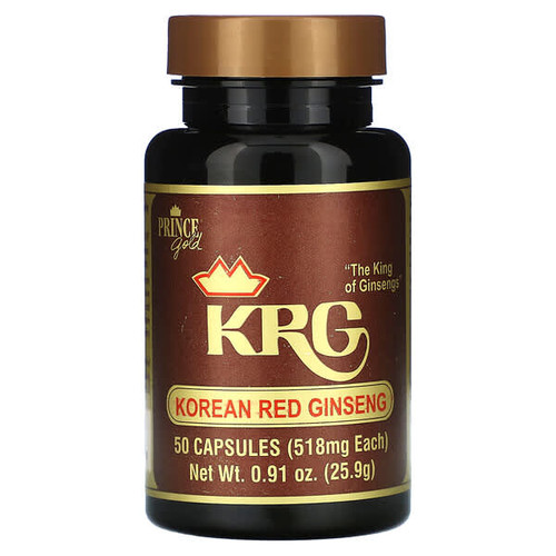 <img alt="Prince of Peace, Prince Gold, Korean Red Ginseng, 518 mg, 50 Capsules" title="Prince of Peace, Prince Gold, Korean Red Ginseng, 518 mg, 50 Capsules,039278880519"