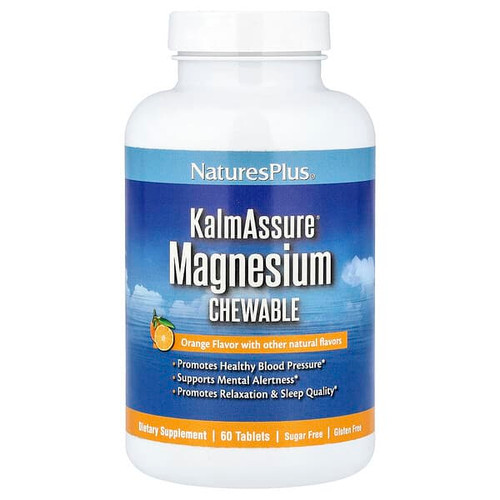 <img alt="NaturesPlus, KalmAssure, Magnesium Chewable, Orange, 60 Tablets" title="NaturesPlus, KalmAssure, Magnesium Chewable, Orange, 60 Tablets,097467336087"