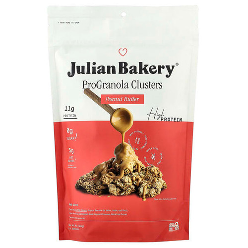 <img alt="Julian Bakery, ProGranola Clusters, Peanut Butter , 9 oz (255 g)" title="Julian Bakery, ProGranola Clusters, Peanut Butter , 9 oz (255 g),813926006922"