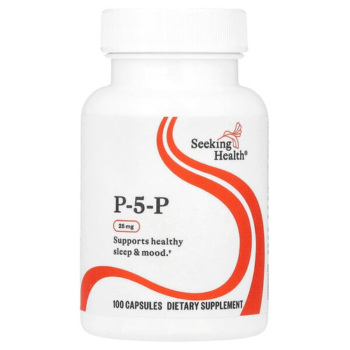 <img alt="Seeking Health, P-5-P, 25 mg, 100 Capsules" title="Seeking Health, P-5-P, 25 mg, 100 Capsules,810007520995"