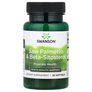 <img alt="Swanson Vitamins, Saw Palmetto & Beta-Sitosterol, 30 Softgels" title="Swanson Vitamins, Saw Palmetto & Beta-Sitosterol, 30 Softgels,087614028927"