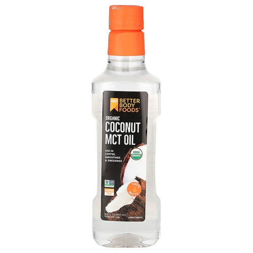 <img alt="BetterBody Foods, Organic Coconut MCT Oil, 16.9 fl oz (500 ml)" title="BetterBody Foods, Organic Coconut MCT Oil, 16.9 fl oz (500 ml),856260006456"