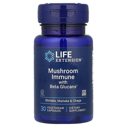 <img alt="Life Extension, Mushroom Immune with Beta Glucans, 30 Vegetarian Capsules" title="Life Extension, Mushroom Immune with Beta Glucans, 30 Vegetarian Capsules,737870242635"
