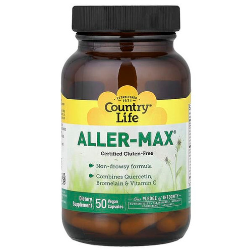 <img alt="Country Life, Aller-Max, 50 Vegan Capsules" title="Country Life, Aller-Max, 50 Vegan Capsules,015794016090"