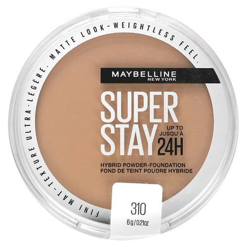<img alt="Maybelline, Super Stay, Hybrid Powder-Foundation, 310, 0.21 oz (6 g)" title="Maybelline, Super Stay, Hybrid Powder-Foundation, 310, 0.21 oz (6 g),041554081008"