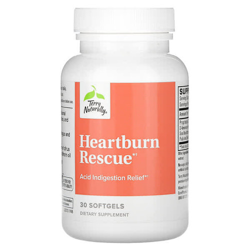 <img alt="Terry Naturally, Heartburn Rescue, 30 Softgels" title="Terry Naturally, Heartburn Rescue, 30 Softgels,367703202736"