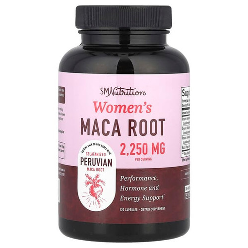 <img alt="SMNutrition, Womens Maca Root, 120 Capsules" title="SMNutrition, Womens Maca Root, 120 Capsules,850005458906"
