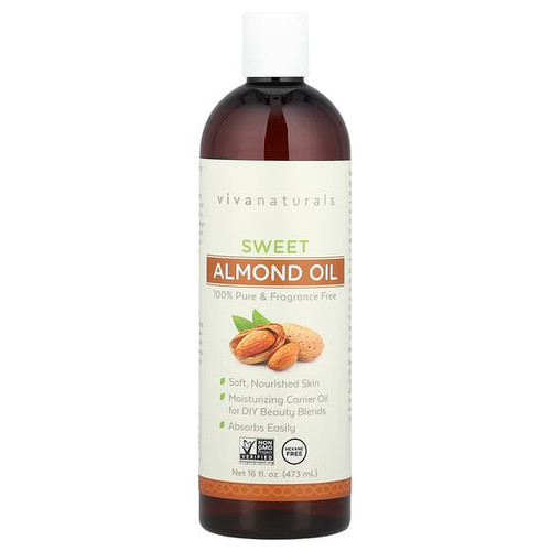 <img alt="Viva Naturals, Sweet Almond Oil, 16 fl oz (473 ml)" title="Viva Naturals, Sweet Almond Oil, 16 fl oz (473 ml),701722747944"