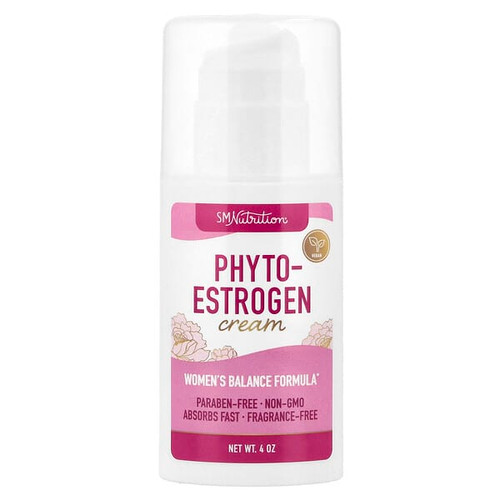 <img alt="SMNutrition, Phyto-Estrogen Cream, Fragrance-Free, 4 oz" title="SMNutrition, Phyto-Estrogen Cream, Fragrance-Free, 4 oz,850045552015"