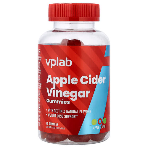 <img alt="VPLab , Apple Cider Vinegar Gummies, Apple, 60 Gummies" title="VPLab , Apple Cider Vinegar Gummies, Apple, 60 Gummies,850020814114"