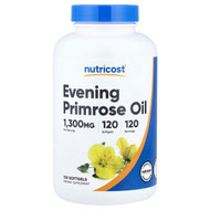 <img alt="Nutricost, Evening Primrose Oil, 1,300 mg, 120 Softgels" title="Nutricost, Evening Primrose Oil, 1,300 mg, 120 Softgels,857077008282"