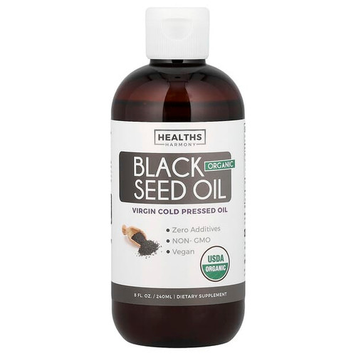 <img alt="Healths Harmony, Organic Black Seed Oil, 8 fl oz (240 ml)" title="Healths Harmony, Organic Black Seed Oil, 8 fl oz (240 ml),850006500284"