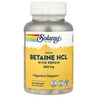 <img alt="Solaray, Betaine HCL with Pepsin, 90 VegCaps" title="Solaray, Betaine HCL with Pepsin, 90 VegCaps,076280355888"