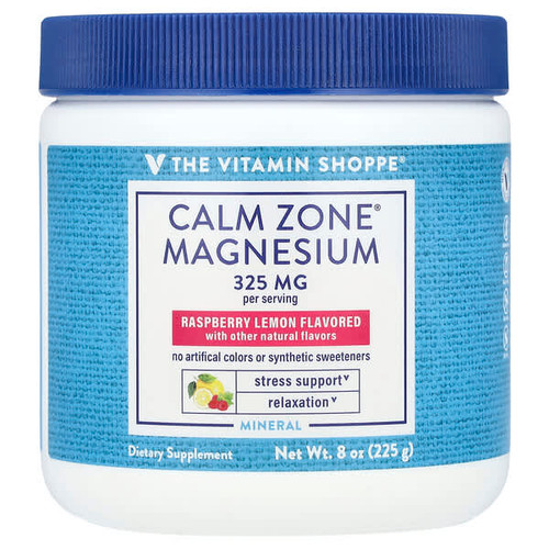 <img alt="The Vitamin Shoppe, Calm Zone, Magnesium, Raspberry Lemon, 8 oz (225 g)" title="The Vitamin Shoppe, Calm Zone, Magnesium, Raspberry Lemon, 8 oz (225 g),766536031627"