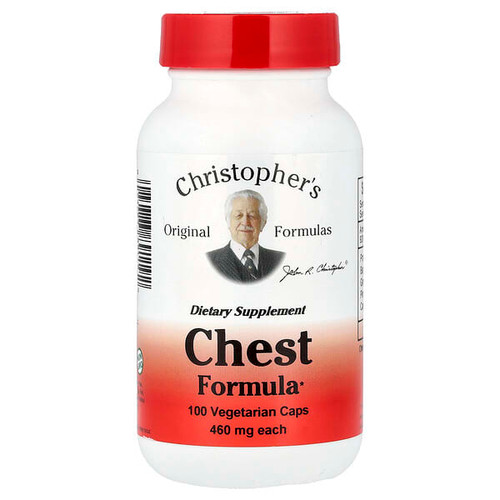 <img alt="Christophers Original Formulas, Chest Formula, 100 Vegetarian Caps" title="Christophers Original Formulas, Chest Formula, 100 Vegetarian Caps,084783891192"