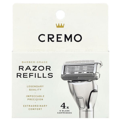<img alt="Cremo, Razor Refills, Cartridges, 4 Cartridges" title="Cremo, Razor Refills, Cartridges, 4 Cartridges,811847035212"