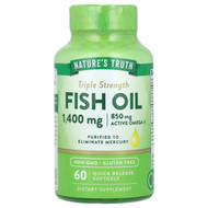 <img alt="Natures Truth, Fish Oil, Triple Strength, 1,400 mg, 60 Quick Release Softgels" title="Natures Truth, Fish Oil, Triple Strength, 1,400 mg, 60 Quick Release Softgels,840093101303"