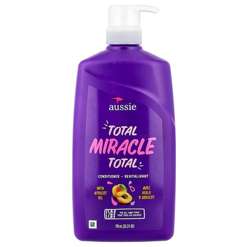 <img alt="Aussie, Total Miracle, Conditioner With Apricot Oil, For All Hair Types, 26.2 fl oz (778 ml)" title="Aussie, Total Miracle, Conditioner With Apricot Oil, For All Hair Types, 26.2 fl oz (778 ml),381519183409"