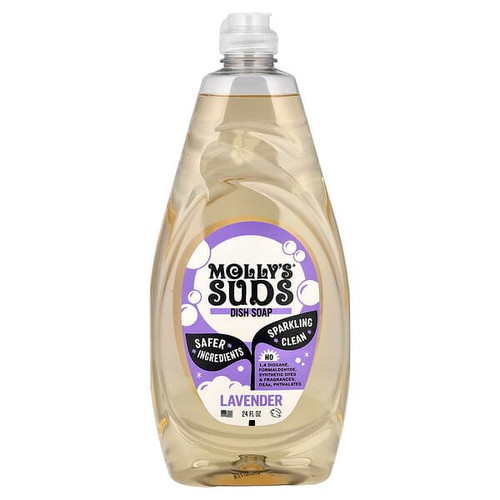 <img alt="Mollys Suds, Dish Soap, Lavender, 24 fl oz" title="Mollys Suds, Dish Soap, Lavender, 24 fl oz,852835006234"