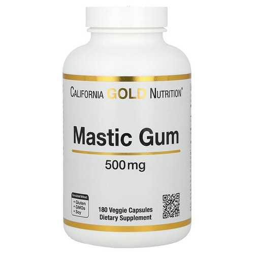 <img alt="California Gold Nutrition, Mastic Gum, 500 mg, 180 Veggie Capsules" title="California Gold Nutrition, Mastic Gum, 500 mg, 180 Veggie Capsules,898220018383"