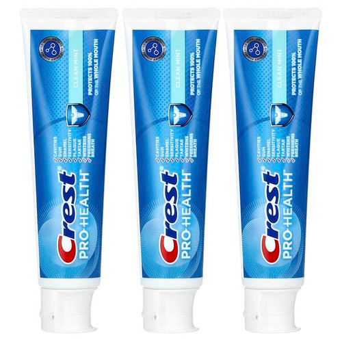 <img alt="Crest, Pro-Health, Fluoride Toothpaste, Clean Mint, 3 Pack, 4.3 oz (121 g) Each" title="Crest, Pro-Health, Fluoride Toothpaste, Clean Mint, 3 Pack, 4.3 oz (121 g) Each,030772059173"