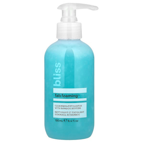 <img alt="Bliss, Fab Foaming 2-In-1 Cleanser & Exfoliator, 6.4 fl oz (190 ml)" title="Bliss, Fab Foaming 2-In-1 Cleanser & Exfoliator, 6.4 fl oz (190 ml),651043300406"