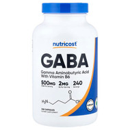 <img alt="Nutricost, GABA with Vitamin B6, 240 Capsules" title="Nutricost, GABA with Vitamin B6, 240 Capsules,810014672793"