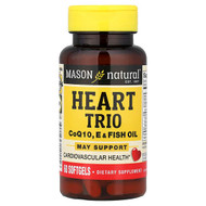 <img alt="Mason Natural, Heart Trio, CoQ10, E & Fish Oil, 60 Softgels" title="Mason Natural, Heart Trio, CoQ10, E & Fish Oil, 60 Softgels,311845141156"