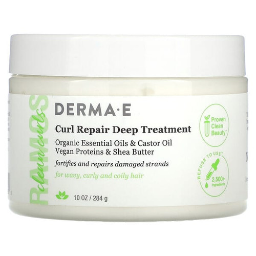 <img alt="DERMA E, Ramos Clean Curls, Curl Repair Deep Treatment, 10 oz (284 g)" title="DERMA E, Ramos Clean Curls, Curl Repair Deep Treatment, 10 oz (284 g),030985063608"