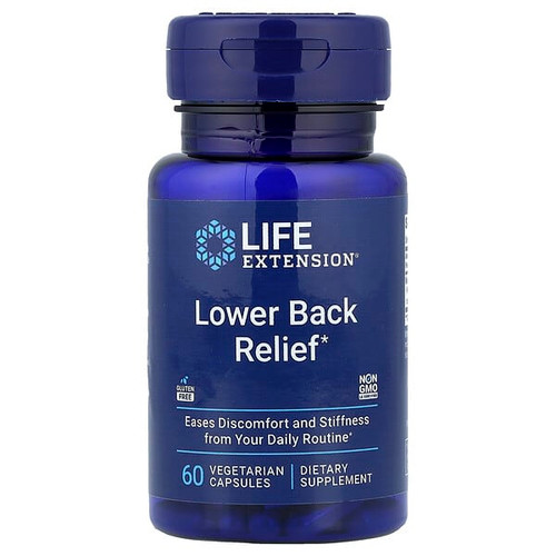 <img alt="Life Extension, Lower Back Relief , 60 Vegetarian Capsules" title="Life Extension, Lower Back Relief , 60 Vegetarian Capsules,737870252962"