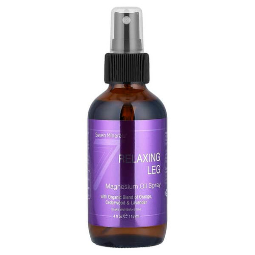 <img alt="Seven Minerals, Magnesium Oil Spray, Relaxing Leg, 4 fl oz (118 ml)" title="Seven Minerals, Magnesium Oil Spray, Relaxing Leg, 4 fl oz (118 ml),5060339717821"