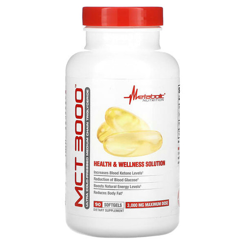 <img alt="Metabolic Nutrition, MCT 3000, 90 Softgels (1,000 mg per Softgel)" title="Metabolic Nutrition, MCT 3000, 90 Softgels (1,000 mg per Softgel),764779377908"