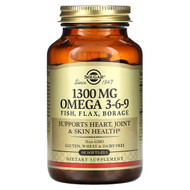 <img alt="Solgar, Omega 3-6-9, 1,300 mg, 60 Softgels" title="Solgar, Omega 3-6-9, 1,300 mg, 60 Softgels,033984020276"
