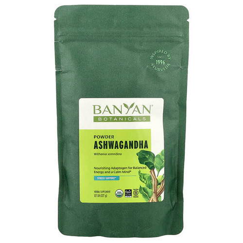 <img alt="Banyan Botanicals, Ashwagandha Powder, 1-2 lb (227 g)" title="Banyan Botanicals, Ashwagandha Powder, 1-2 lb (227 g),618192060827"