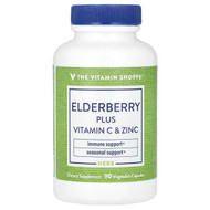 <img alt="The Vitamin Shoppe, Elderberry Plus Vitamin C & Zinc, 90 Vegetable Capsules" title="The Vitamin Shoppe, Elderberry Plus Vitamin C & Zinc, 90 Vegetable Capsules,766536024131"