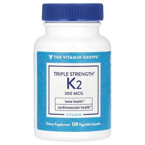 <img alt="The Vitamin Shoppe, Triple Strength Vitamin K2, 300 mcg, 120 Vegetable Capsules" title="The Vitamin Shoppe, Triple Strength Vitamin K2, 300 mcg, 120 Vegetable Capsules,766536043156"