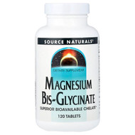 <img alt="Source Naturals, Magnesium Bis-Glycinate, 120 Tablets" title="Source Naturals, Magnesium Bis-Glycinate, 120 Tablets,021078021322"