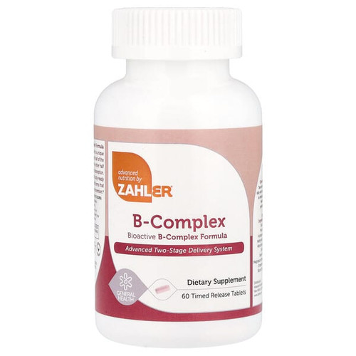 <img alt="Zahler, B-Complex, 60 Timed Release Tablets" title="Zahler, B-Complex, 60 Timed Release Tablets,848998082154"