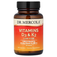 <img alt="Dr. Mercola, Vitamins D3 & K2, Low Dose, 30 Capsules" title="Dr. Mercola, Vitamins D3 & K2, Low Dose, 30 Capsules,810094210991"