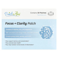 <img alt="PatchAid, Focus + Clarity Patch , 30 Patches" title="PatchAid, Focus + Clarity Patch , 30 Patches,737669292131"