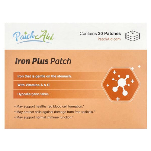 <img alt="PatchAid, Iron Plus Patch , 30 Patches" title="PatchAid, Iron Plus Patch , 30 Patches,791617200210"
