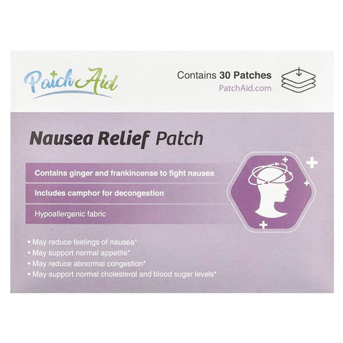 <img alt="PatchAid, Nausea Relief Patch, 30 Patches" title="PatchAid, Nausea Relief Patch, 30 Patches,737669293930"