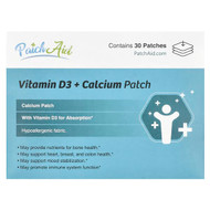 <img alt="PatchAid, Vitamin D3 + Calcium Patch , 30 Patches" title="PatchAid, Vitamin D3 + Calcium Patch , 30 Patches,791617200197"